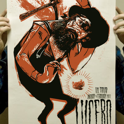 The miner lucero tour poster 2011 - Thumbnail 3