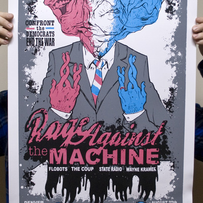 Rage against the machine at the 2008 dnc - Thumbnail 4