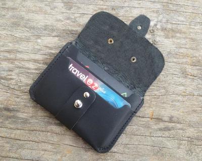 Minimalist Wallet Black Men Slim Wallet,Minimalist Wallet, men Minimalist wallet Women Wallet,Leather CARD HOLDER.