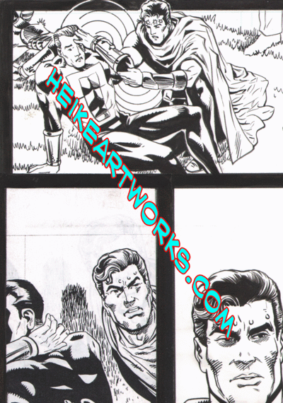 I-Bots #9 p17 Tekno / Big Comics 1995 original art