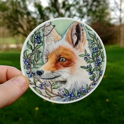 "Fox" Vinyl Sticker