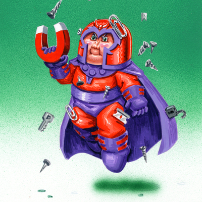 Electric eric / magnet ric final art - marveless kids - series 1 2019 - Thumbnail 5