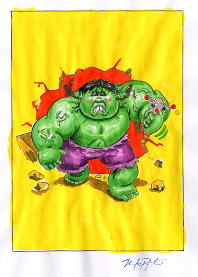 ANG Gree / Boilin' BRUCE Color Rough - Marveless Kids Series 1 2019