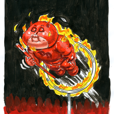 Darren devil / matt sochist  color rough - marveless kids series 1 2019 - Thumbnail 2