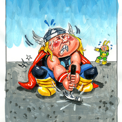 Sore thor / as gordon color rough - marveless kids series 1 2019 - Thumbnail 5