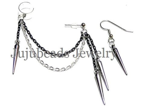 Captivate - Chain Ear Cuff Earring Set