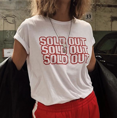 Free Shipping-"SOLD OUT" TEE