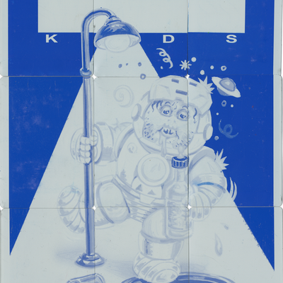 Tanked tony / damon in a bottle 9 plate puzzle sets - Thumbnail 2