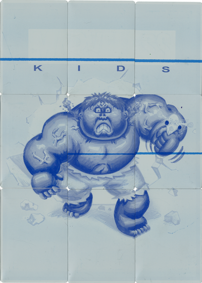 ANG Gree / Boilin' BRUCE 9 Plate Puzzle Sets