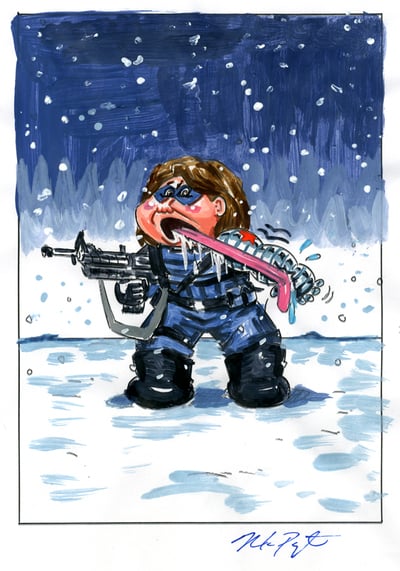 Stuck BUCK / Wintery WINSTON Color Rough - Marveless Kids Series 1 2019