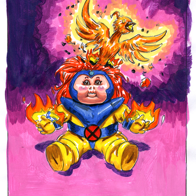 Rise from ashley / born again jen color rough - marveless kids series 1 2019 - Thumbnail 1