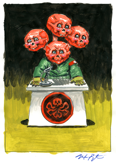 HAL Hydra / Red Skull JOEL Color Rough - Marveless Kids Series 1 2019