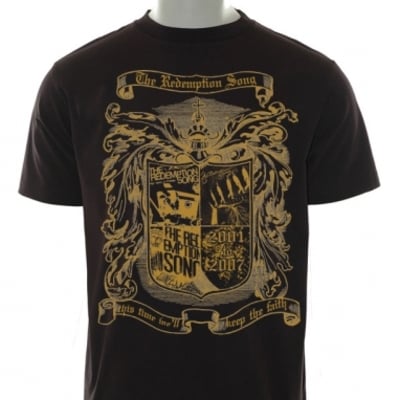 The redemption song-final t-shirt black - Thumbnail 4