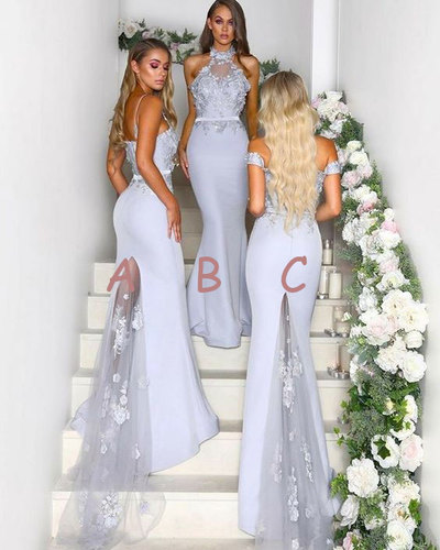 Mermaid 3 Styles Bridesmaid Dresses for Wedding Party