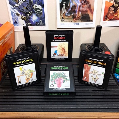 Porous Walker Atari Cartridges (Set of 4)