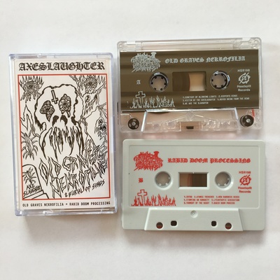 Axeslaughter - “Rabid Doom Processing/Old Graves Nekrofilia”