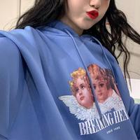 Angels Breaking Hearts Printed Hoodies - Thumbnail 1