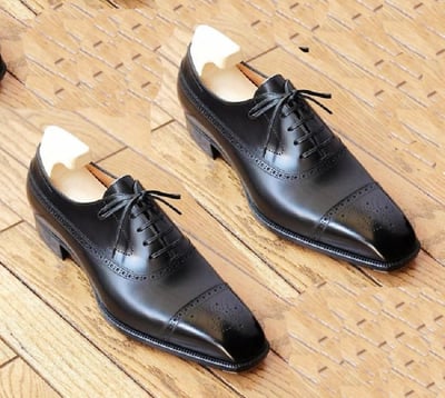 Mens Black Leather Dress Shoes Men brogue Leather Shoes, Shoes for men