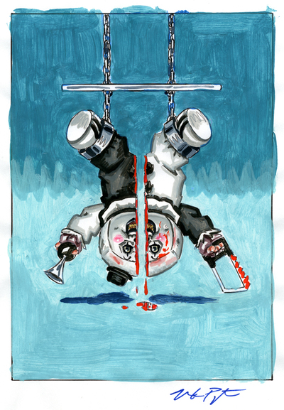 ART Apart / TERRY Fire Color Rough - Horrorible Kids - Series 4 2019