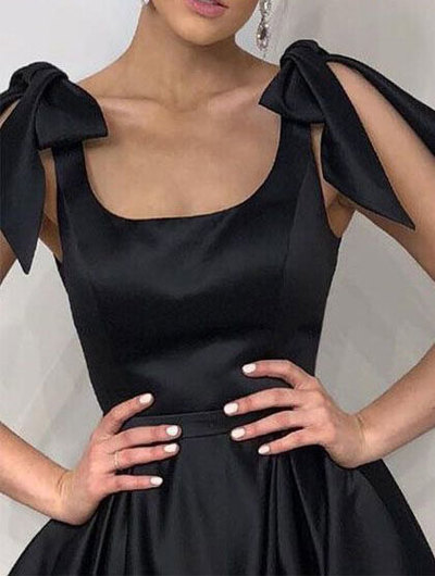 Square Yellow/Red/Black Short Homecoming Dresses Under 100 with Bowknot