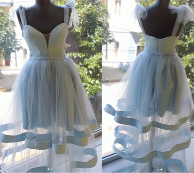 Straps Tulle Homecoming Dresses Under 100 pJ008