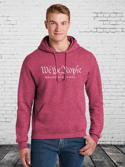 We the People Heather Red Hoodie