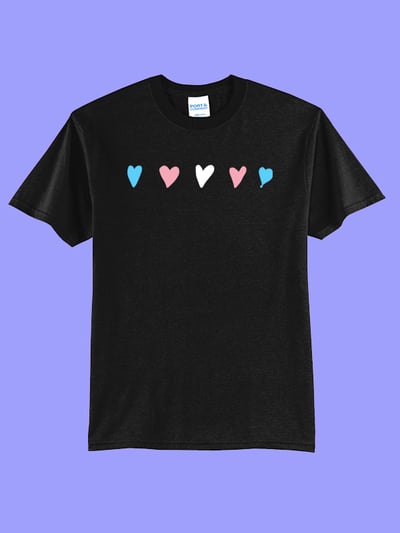 Transgender Hearts T-shirt