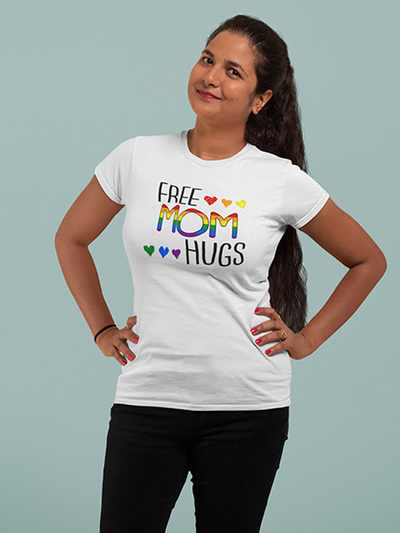 Free Mom Hugs White T-shirt