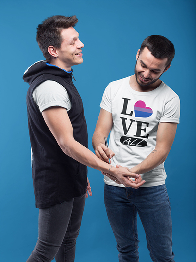 BI Love ALL White Unisex T-shirt