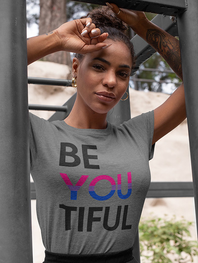 BeYOUtiful BI-sexual Athletic Women's T-shirt