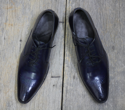 navy blue open toe shoes