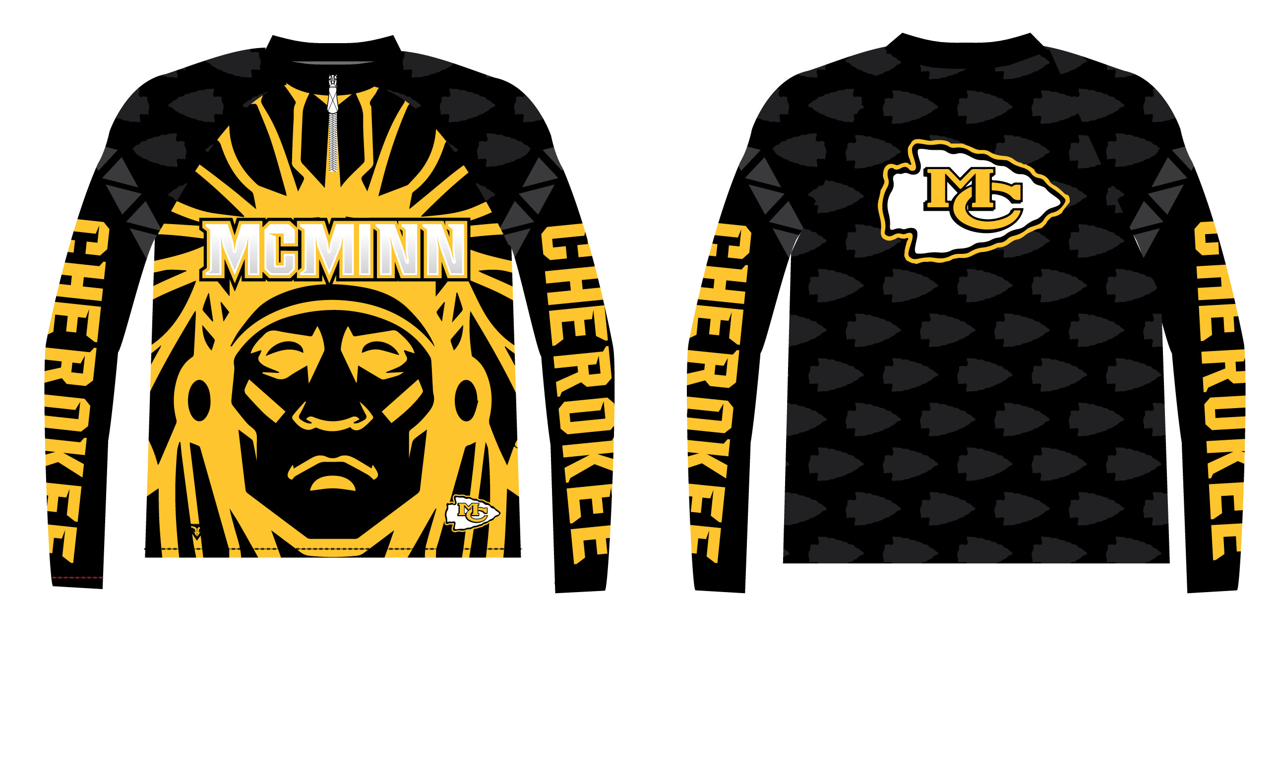 McMinn Wrestling qtr zips