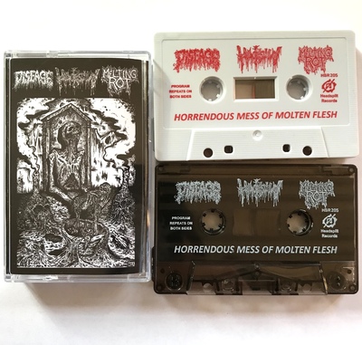 Disease / Hacksaw / Melting Rot - "Horrendous Mess Of Molten Flesh"