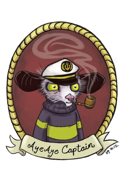 Aye Aye Captain Print