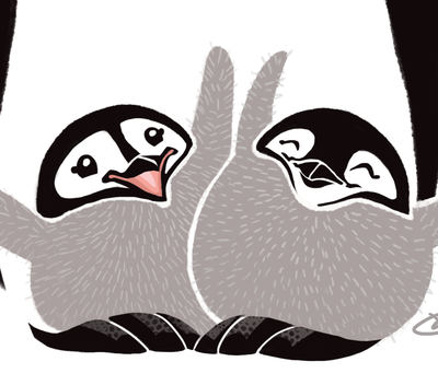 Penguin Love Print