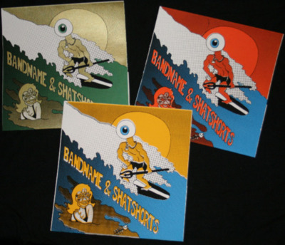 Bandname//shatshorts "split" 7" (self released)