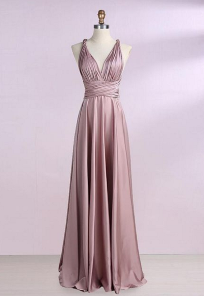 Simple A Line Long Prom Dress ,Cheap Evening Dress