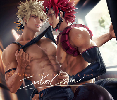 Bakugo X Kirishima N-SFW Poster #N26