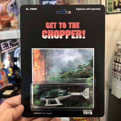 'Get to the Chopper' Custom Toy Helicopter