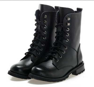 Natural Learher Unisex Martin Motorcycle Anklet Boots G-3009