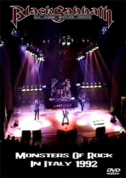 BLACK SABBATH Monsters Of Rock Festival,Italy 1992 DVD