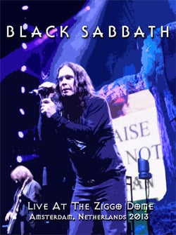 BLACK SABBATH Live At The Ziggo Dome, Amsterdam, Netherlands 11.28.2013 DVD