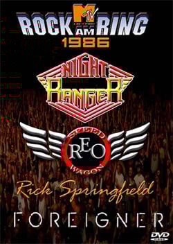 Foreigner Night Ranger Reo Speedwagon Rick Springfield Live At The Rock Am Ring 1986 DVD