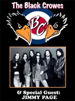 THE BLACK CROWES & JIMMY PAGE Live At The Greak Theater 1999 DVD