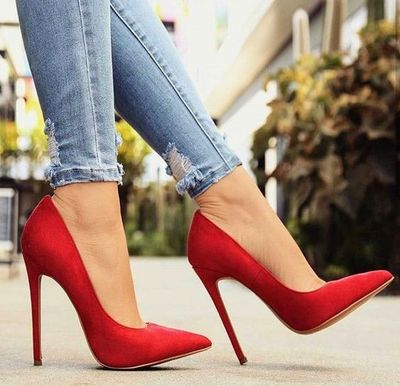 Unique Red Stiletto Heels Hot New women's shoes H6752