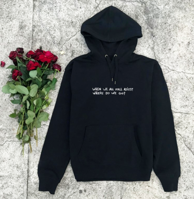 Free Shipping-"WHEN WE ALL FALL ASLEEP WHERE DO WE GO?" HOODIE