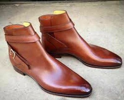 New Men Leather Jodhpurs Boots For Men, Men Ankle Leather Boots, Men strap boots