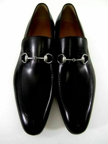 Handmade Men's Leather Loafers & Slip Ons Black Stylish Classic Formal Shoes
