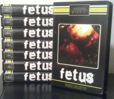 FETUS regular cover VHS