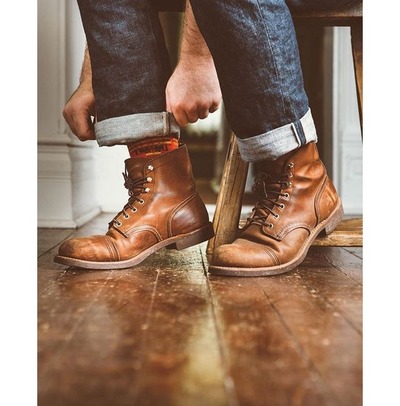 New Handmade Men Round Style Real Brown Tan Leather Ankle Boots, Men ankle boots